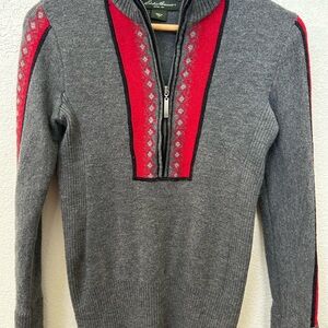 Eddie Bauer 100% merino wool sweater